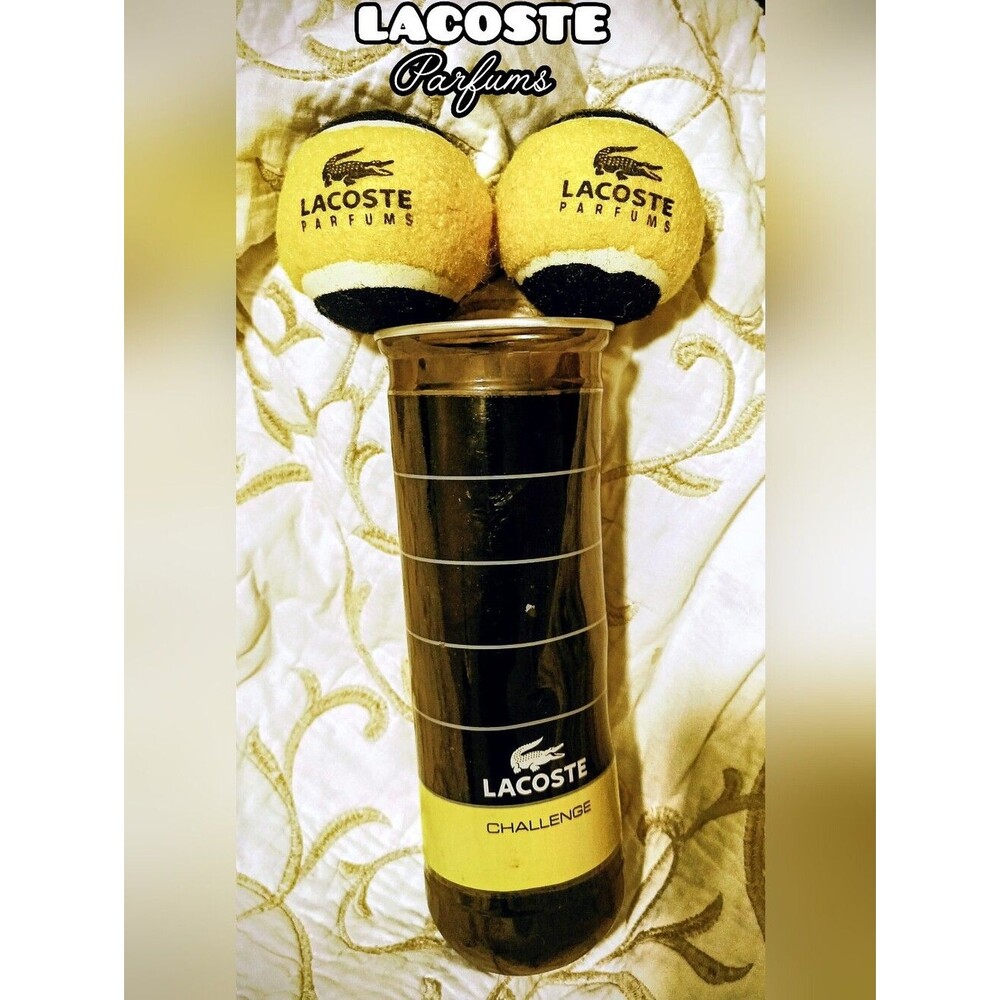 Lacoste Parfums Challenge 2 Tennis Balls Black/Yellow Case